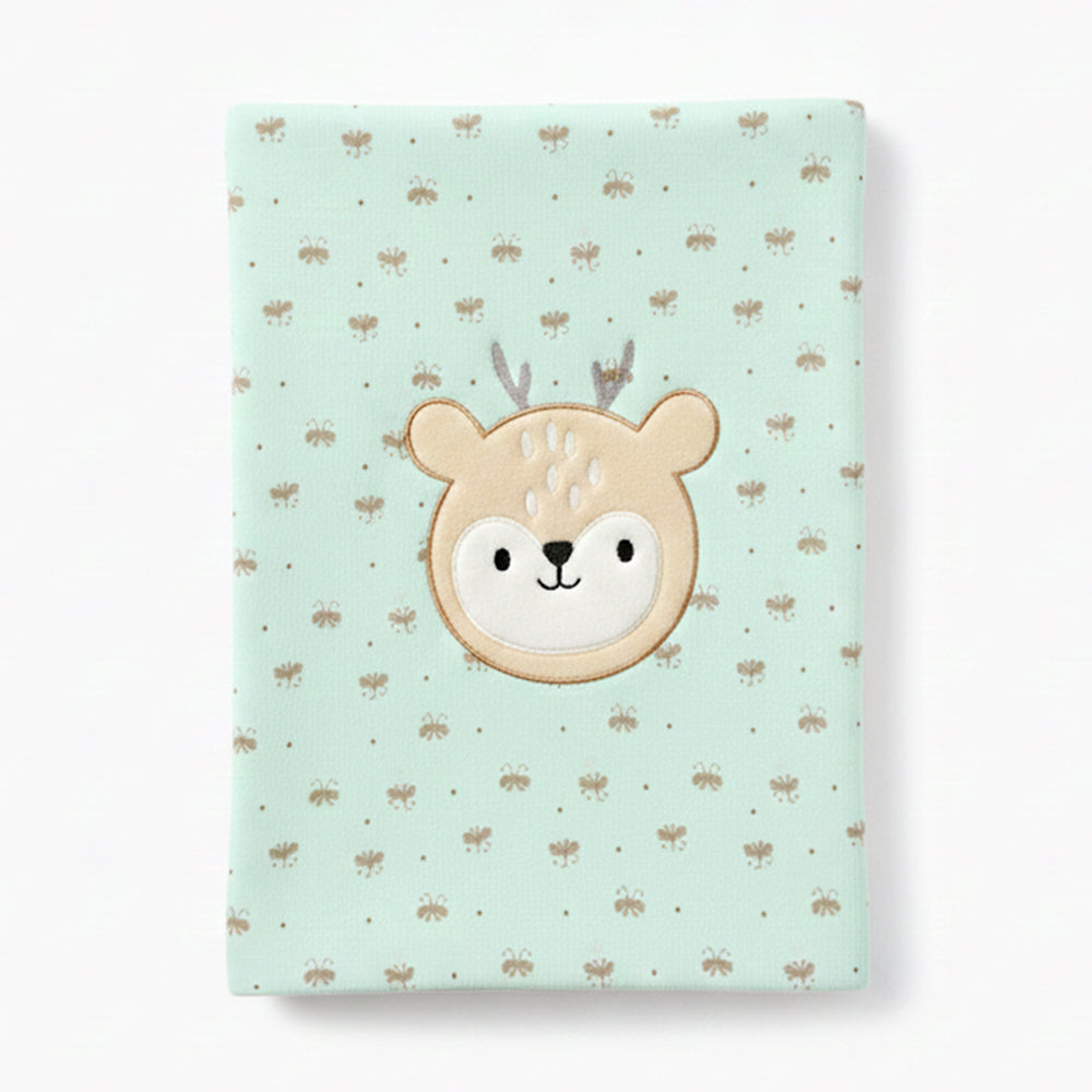 Sweet Dear Themed Baby Blanket Mint - SP001.110.11
