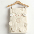 Little Lamb Plush Cotton Baby Blanket Ecru - SP001.1161.10