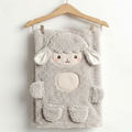 Little Lamb Plush Cotton Baby Blanket Grey - SP001.1161.12