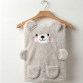 Teddy Bear Plush Cotton Baby Blanket Grey - SP001.1162.12