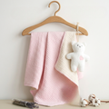 Double-Sided Waffle Muslin Quilted Baby Blanket Pink - SP001.1201.2