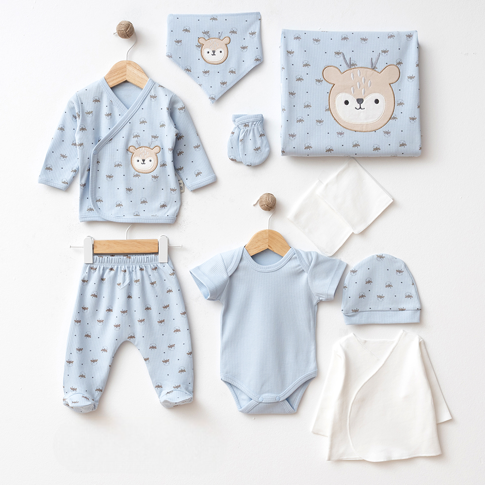 Sweet Dear Themed 10-Piece Newborn Welcome Set Baby Blue (0-3 Months) - SP001.2108.1