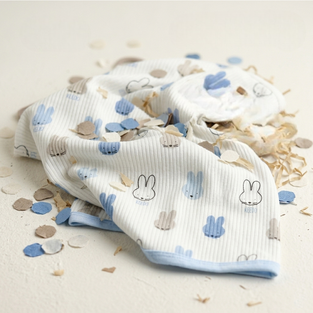Rabbit Team Themed Baby Blanket Blue - SP001.9956
