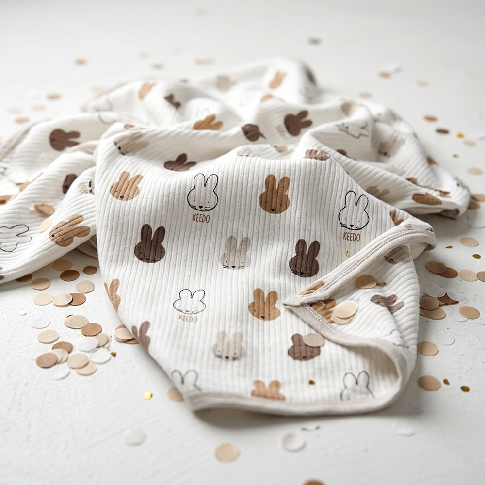Rabbit Team Themed Baby Blanket Coffee - SP001.9956