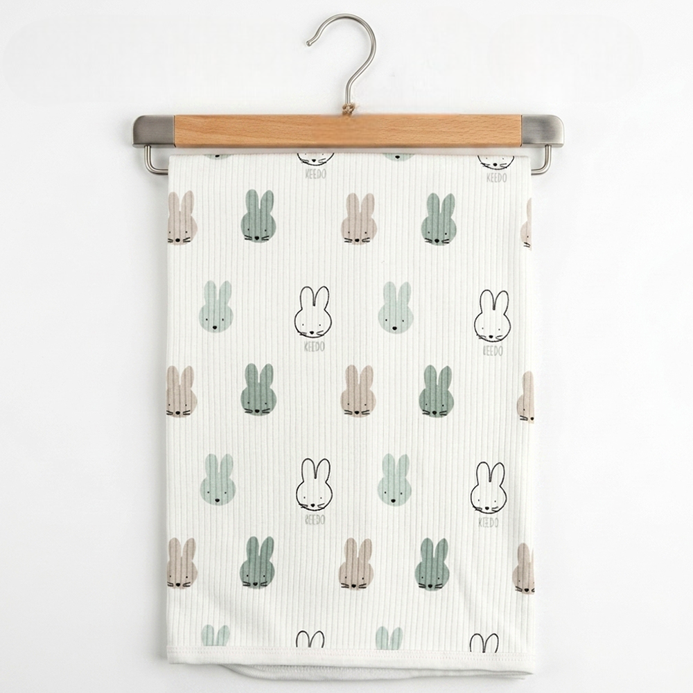 Rabbit Team Themed Baby Blanket Green - SP001.9956