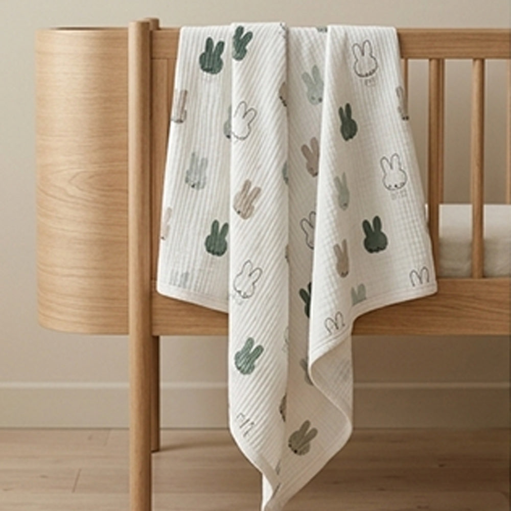Rabbit Team Themed Baby Blanket Green - SP001.9956