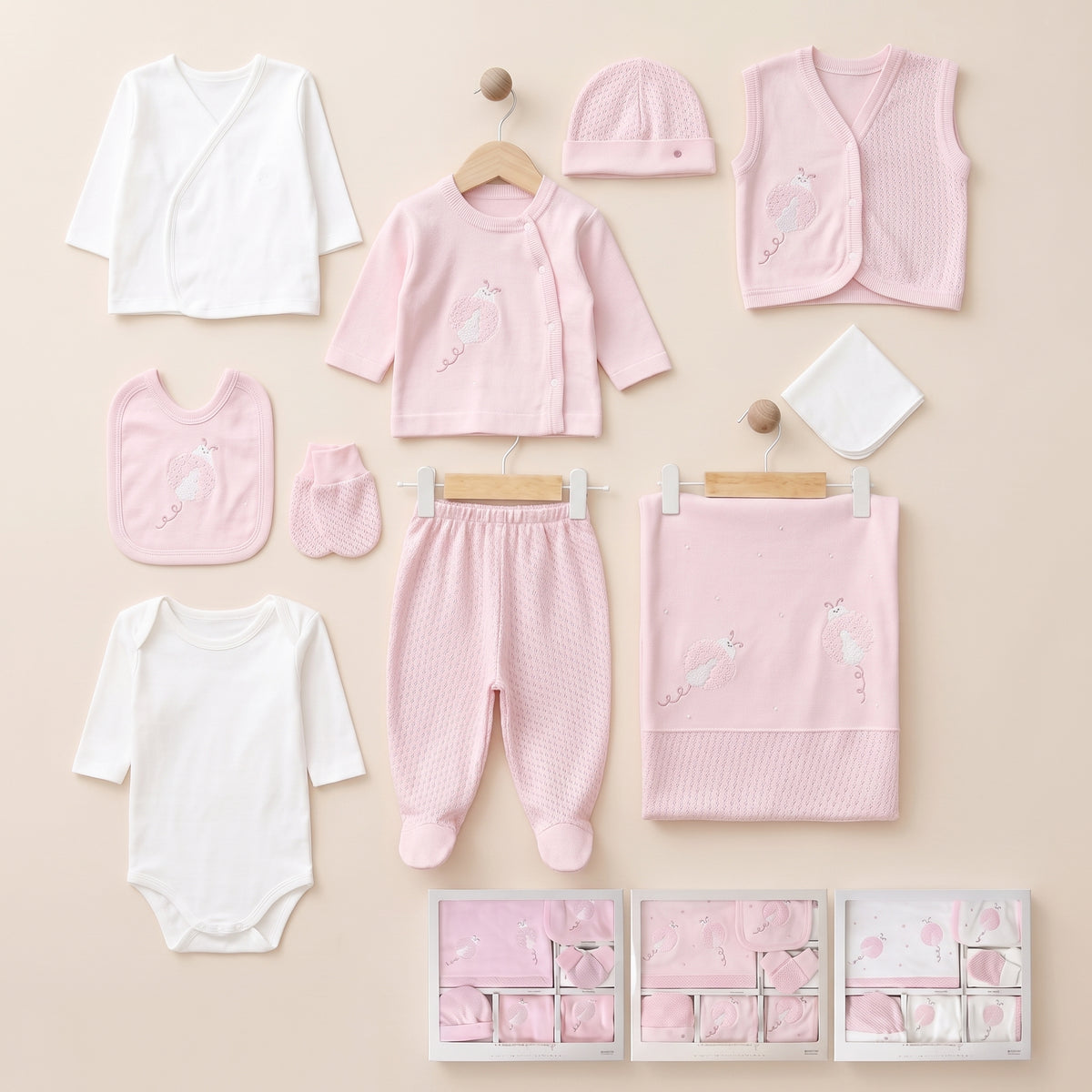 Ladybird Themed 10-Piece Newborn Welcome Set Baby (0-3 Months) - T023.109