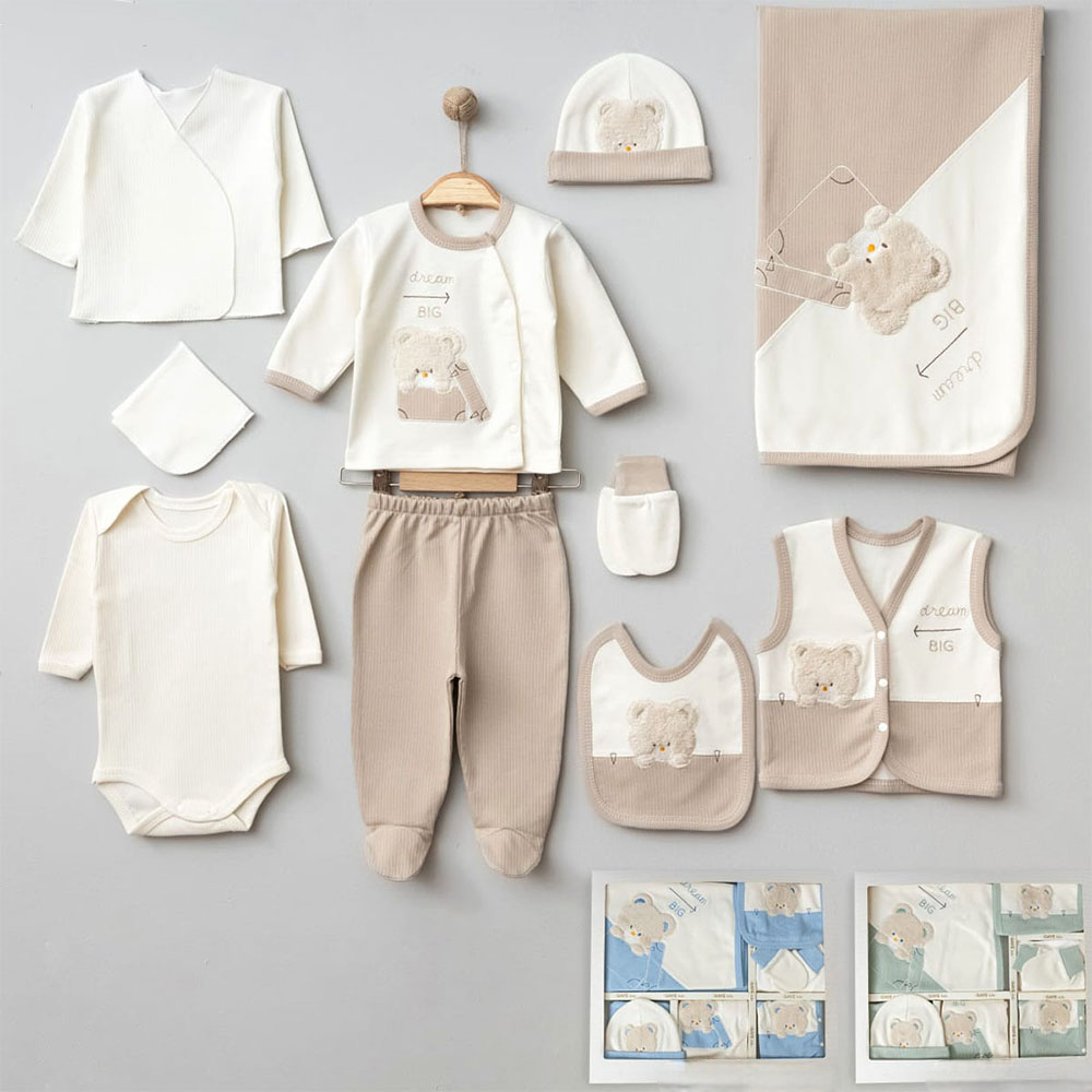 Big Dream Themed 10-Piece Newborn Welcome Set Baby (0-3 Months) - T023.176